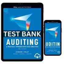 Auditing Practical Approach With Data Analytics 2nd Edition By Johnson