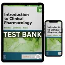 Introduction To Clinical Pharmacology 10th Edition