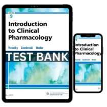 Introduction To Clinical Pharmacology 9th Edition
