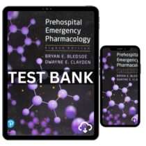 Prehospital Emergency Pharmacology 8th Edition By Bledsoe
