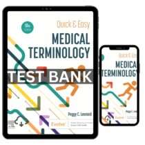 Quick and Easy Medical Terminology, 10th